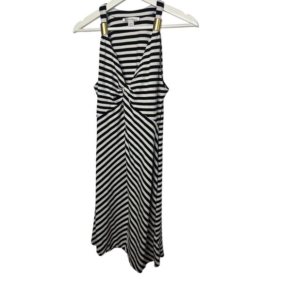 Kenneth Cole Black White Striped Sleeveless Sundress Women’s Medium - Picture 13 of 13